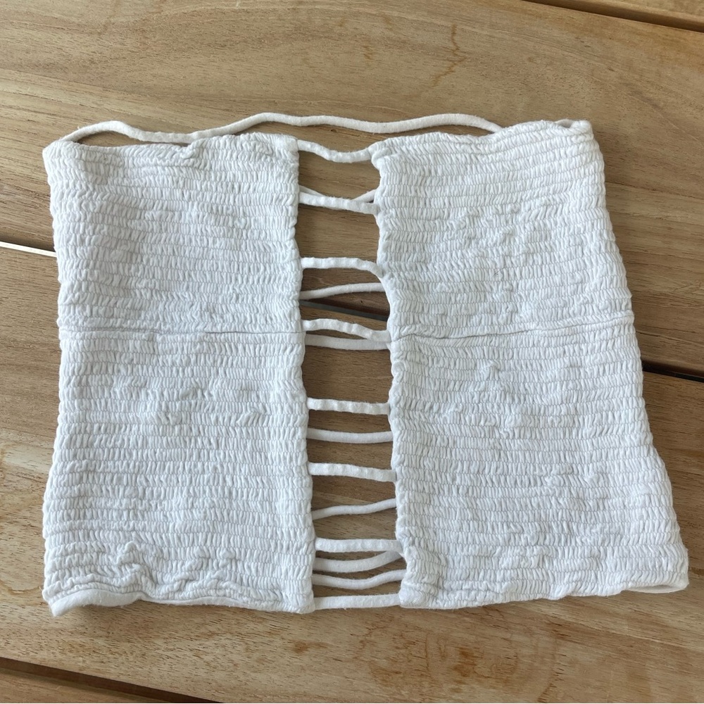 Indah strappy top in white